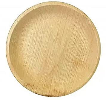 Palm Leaf Plate Round Flat 250mm [100]