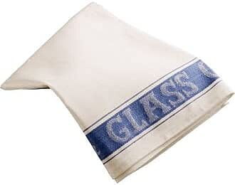 Glass Cloth Linen Blue Border [ 76x51cm] EACH