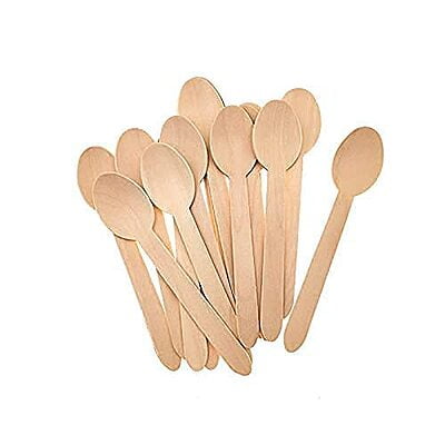 Disposable Wooden Spoon 160mm  [PKT 100]