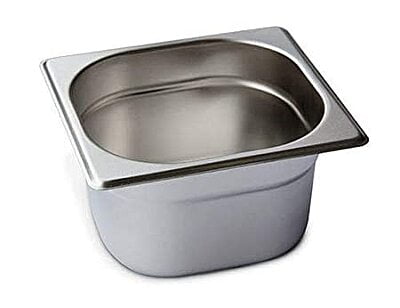 GASTRONORM STEAM PAN-S/S, 1/6 SIZE 100mm Each