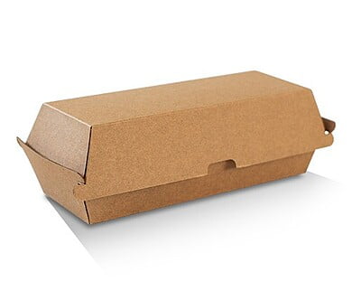 Brown Kraft Hot Dog Box [200]