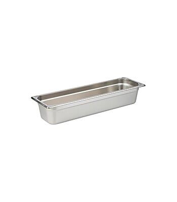 GASTRONORM STEAM PAN-S/S, 2/4 SIZE 100mm Each