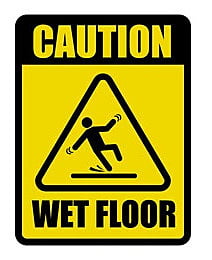 Caution Sign - Wet Floor