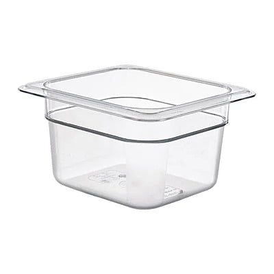 Cambro Clear Polycarbonate 1/6 Gastronorm Tray 100mm