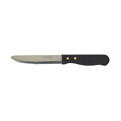 STEAK KNIFE-JUMBO, BLACK BAKELITE HDL 125mm (201 2492)