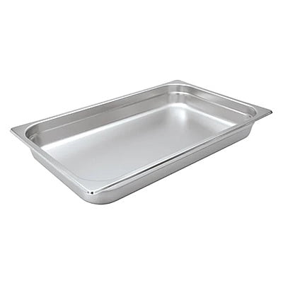 GASTRONORM STEAM PAN-S/S, 2/1 SIZE 65mm Each