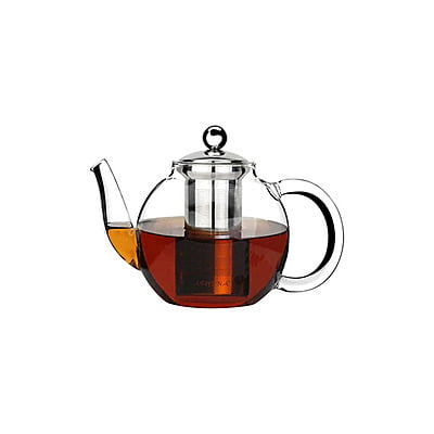 LEXI TEAPOT-GLASS, WITH 18/8 INFUSER, 350ml Each