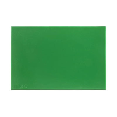 Hygiplas Anti-bacterial High Density Chopping Board Green - 18x12x1/2"
