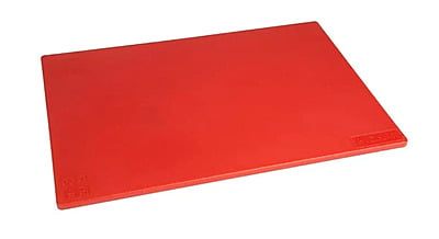 Hygiplas Low Density Chopping Board Red - 18x12x1/2"
