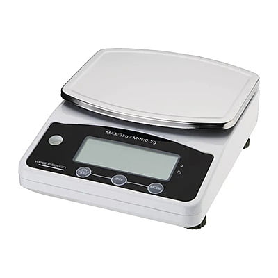 Weighstation Electronic Kitchen Scale Not Gov Stamped 3 kg grad 1g kg&lb