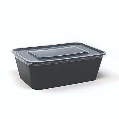Black T/Away Container  750ml   [500]