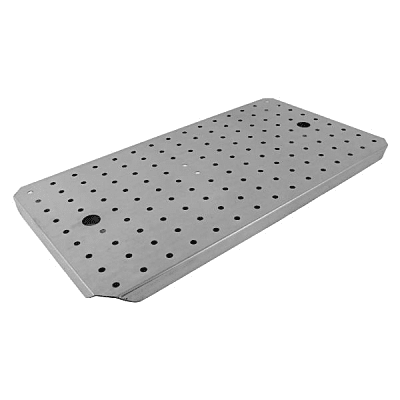 GASTRONORM DRAIN PLATE-18/10, 1/1 SIZE Each