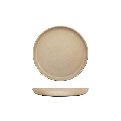 Eclipse Uno Taupe Round Plate  280mm